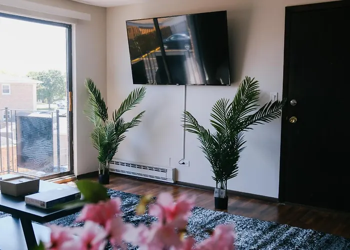 Apartamento Near O'Hare • Personal Gym & Balcony • Safe Area Chicago